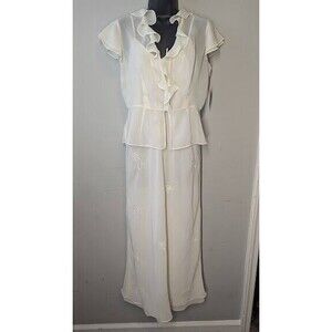 Vintage Valerie Stevens Intimates Nightgown Sets Enchanted Rose Sz S